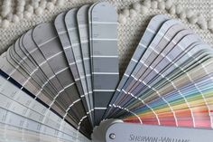 the color swatches are all different from white to gray and have been used for many purposes