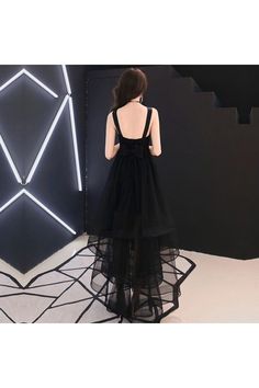 Shop Simple Chic Black Vneck Party Dress With Tulle Ruffles online. SheProm offers formal, party, casual & more style dresses to fit your special occasions. V-neck Evening Dress With Ruffles For Party, Black Ruffled Evening Dress For Party, Black Ruffled Evening Dress For Prom Season, Tulle Ruffles, Dress With Tulle, Simple Chic, Formal Party, Style Dresses, Your Special