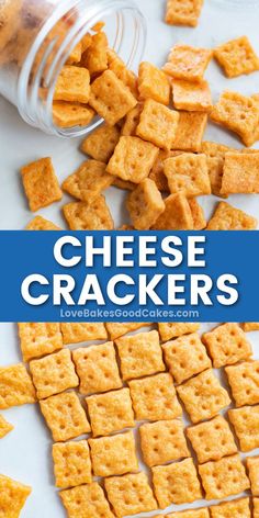 Cheese Crackers pin collage Gluten Free Cheese Crackers, Homemade Cheddar Cheese, Cheese Cracker Recipe, Homemade Crackers Recipe, Homemade Snacks Recipes, Homemade Cheese Crackers, Cheesy Crackers, Snack Crackers, Healthy Homemade Snacks