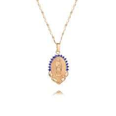 The Virgin Mary Virgencita Necklace is displayed with beautiful attention to detail. The pendant has a beautifully designed texture that makes the image come out and has everything you would want in a Virgin Mary Virgencita Necklace. Make a statement and show your devotion with this virgencita necklace! It is a great gift and a personal keepsake. Experience the power of faith and divine protection under the devotional protection of the Blessed Virgin Mary. The Virgin Mary will always watch over Virgencita Necklace, Mary The Virgin, Divine Protection, Virgin Mary Necklace, The Blessed Virgin Mary, Valentines Day Presents, Blood Diamond, The Virgin Mary, Confirmation Gifts