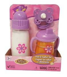 a baby bottle and sippy cup in a box