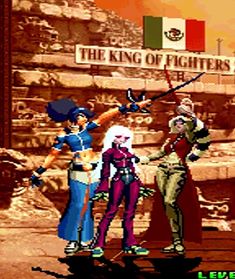 the king of fighters 3 is shown in this screenshot from an old video game