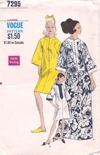 an image of two women in dresses on the cover of a sewing pattern