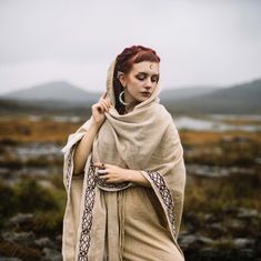 Viking Cape, Viking Cloak, Light Warrior, Wool Cloak, Celtic Clothing, Celtic Druids, Pagan Clothing, Celtic Viking, Cape Designs