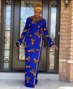 Ankara Maxi Dress, African Party Dresses, Ankara Clothing, Long African Dresses, Ankara Dress Styles, African Prom Dresses, African Dresses Modern, African Wear Dresses, Sunday Style