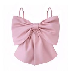 Bow Blouses Designs, Pink Bow Outfit, Light Pink Clothes, Bow Top Outfit, Pink Astethic, Bow Tops Outfit, Greece Clothes, Pink Bow Top, Bow Clothes