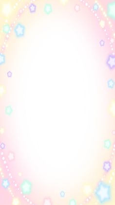 an abstract background with stars and sparkles in pastel pink, yellow and blue colors