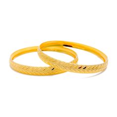 charming-engraved-22k-gold-bangle-pair 22k Yellow Gold Bracelet, Traditional Engraved Gold Bracelet, 22k Gold Round Bangle For Formal Occasions, 22k Yellow Gold Bangle For Formal Occasions, 22k Gold Bangle For Formal Occasions, 22k Yellow Gold Bracelet With Intricate Design, Traditional Engraved Bangle For Formal Occasions, Intricate 22k Yellow Gold Bracelet, Formal 22k Gold Round Bangle