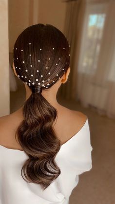 Pearl Hairstyles Wedding, Coc Elegant, Competition Hair, Easy Hairstyles For Thick Hair, Homecoming Hairstyles For Medium Length, Dance Hairstyles, Long Hair Wedding Styles, Prom Hairstyles For Long Hair, Hair Up Styles