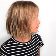 19 Short Haircuts for Girls That Work for Ladies of All Ages Girl Haircut Ideas Short, Elementary Girl Haircut, Haircuts For 5 Year Girl, Shoulder Length Girls Haircut, Girl Short Haircut Kids, Kids Haircuts For Girls Short, Kids Long Bob Haircut, Kids Lob Haircut