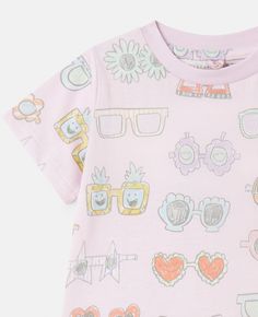 Discover Stella's Pink Sunglasses Doodle Print Frilled Dress today. Free standard shipping is available on all orders. Shop online now. Sunglasses Doodle, Frilled Dress, Doodle Print, Short Denim Skirt, Pink Sunglasses, Frill Dress, Summertime Fun, Women Pink, Bags Logo