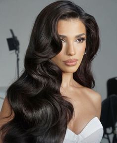 Pageant Hair, Bridal Hair Inspiration, Long Hair Wedding Styles, Glam Hair, Wedding Hair Inspiration, Wedding Hair Down