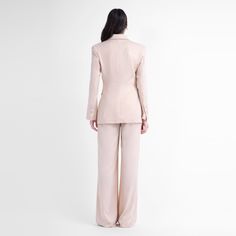 Introducing our dazzling Shimmery Suit Ensemble, pairing a Slim Fit Blazer with Wide Leg Trousers for a refined yet glamorous look that exudes sophistication. The Slim Fit Blazer features a front button fastening and a V-neck adorned with wide notch lapels, exuding elegance at every angle. With shoulder pads and long sleeves, it offers a tailored silhouette while maintaining comfort with its lining and shimmery fabric. Crafted meticulously, the blazer boasts front and back darts for a contoured Shimmery Fabric, Slim Fit Blazer, Slim Fit Blazers, Glamorous Look, Pearl Jewellery Earrings, Fitted Blazer, Mens Jewelry Bracelet, Cuff Earrings, Jacket Sale