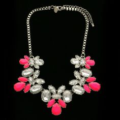 "*Ships Quickly From Our Ny Location-Receive Your Order In Days Not Weeks *Express Authentic Name Brand Designer Jewelry *Orders Placed Before 3pm Edt Monday-Friday Are Shipped Within 1 Day *We Are An American Company Thriving In The Fashion Jewelry & Accessories Business For 30 Years *Dimensions: 1.50 In. W X 17.00 In. L *Colors: Silver And Pink *Materials: High Quality Metal Alloy *Faceted Accents *Fashion-Necklace Expn37nc" Pink Rhinestone Party Necklace, Express Fashion, Accessories Business, Brand Designer, Fashion Accessories Jewelry, Designer Jewelry, Monday Friday, 1 Day, 30 Years