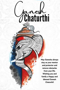 Happy Ganesh Chaturthi ! Ganesh Chaturthi Wishes, Photos Of Ganesha, Love Friendship Quotes, Birthday Quotes Inspirational, Ganpati Bappa Wallpapers, Ganesha Drawing, Holi Wishes