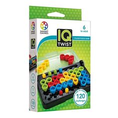 the q twist game in its packaging