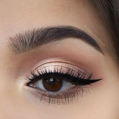 Eyeliner Application, Makeup 2018, Smokey Eyeliner, Makeup Tip, Neutral Makeup, Braut Make-up, Brown Eyeshadow, Long Lashes