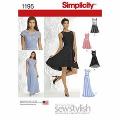 the sewing pattern for this misses dress is very easy to sew