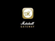 the marshall gateway logo is shown in black and gold, as well as an image of a