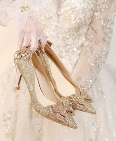 handmade, really nice for wedding. Glitter Closed-toe Wedding Shoes, Luxury Glitter Heels For Wedding, Glitter Pointed Toe Wedding Shoes For Prom, Wedding Heels With Glitter Accents And Round Toe, Pointed Toe Wedding Shoes With Rhinestones For Reception, Glitter Accented Round Toe Heels For Wedding, Glitter Closed Toe Heels For Wedding, Wedding Heels With Glitter And Low Heel, Glamorous Closed Toe Wedding Shoes With Glitter