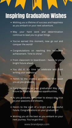 an image of graduation wishes for the students to use on their school's website