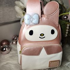 Loungefly X Sanrio My Melody Cosplay Mini Backpack Approximate Measurements: 9" X 10" X 4.5" Brand New With Originql Tags Trendy White Backpack For Gift, Trendy White Backpack As Gift, Cute White Backpack With Adjustable Strap, Cute White Satchel Backpack, White Backpack With Adjustable Strap As Gift, Cute White Standard Backpack, White Standard Backpack For Gift, Kawaii White Backpack For Everyday Use, White Kawaii Backpack For Everyday Use