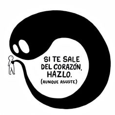 a black and white logo with the words si te sale del coran, hazo