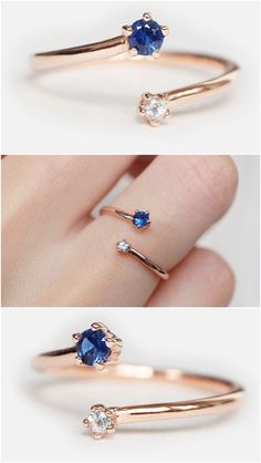 dual birthstone ring, mother ring, two birthstone ring, personalized birthstone ring, couples ring, his and her birthstone ring, dainty ring Mother Ring, Dual Birthstone Ring, Fun Rings, Rings Birthstone, Gem Design, Birthstone Ring Mothers, Couples Ring, Sapphire Rings, Rings Collection