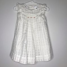 Create A Bundle And I’ll Send You A Special Offer! Casual Ralph Lauren Dresses With Ruffles, Ralph Lauren Casual Dresses With Ruffles, White Flutter Sleeve Dress With Smocked Bodice, White Dress With Smocked Bodice And Flutter Sleeves, Cute Ruffled Smocked Dress For Dress-up, White Cotton Smocked Dress With Ruffles, Spring Sleeveless Smocked Dress For Playtime, Sleeveless Smocked Dress For Spring Playtime, Spring Smocked Dress With Ruffles For Playtime