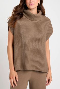 Details Size Chart Make the most of the season with collab of cozy yet elevated styles that are too chic to remain indoors. This relaxed lightweight sweater is crafted from a cotton blend with a hint of cashmere, so it's soft and luxe. It's boxy silhouette features a draped cowl neck and relaxed cap sleeves followed by side vents at the hem.Our distinctive clothing will add instant style to your wardrobe. Length: Thigh-Length Material: Knit Sleeve Type: Cap Sleeves Neckline: Turtle Neck Style: Casual Wear Fit Style: Loose Fit @Note: Size: please check measurements carefully Please allow 0.5-1" difference due to manual measurement Different monitor settings means colors may differ slightly 1" = 2.54cm @ Size(inch) Bust Waist Hips S 36 29 38 M 38 31 40 L 40 33 42 XL 42 35 44 Cap Sleeve Sweater, Athleisure Tops, Fall Collection, Basic Style, Cardigan Jacket, Swimwear Accessories, Light Weight Sweater, Sleeve Sweater, Cap Sleeve