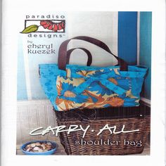 Carry All Shoulder Bag Sewing Pattern - Nonna's Notions N' Sew On Shoulder Bag Sewing, Ship Craft, Bag Sewing Pattern, Quilted Handbag, Crafts Sewing Patterns, Bag Sewing, Quilted Handbags, Craft Sewing, Bag Patterns To Sew