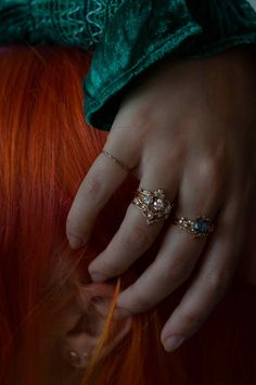 Hecate Ring – Sofia Zakia Triple Diamond Ring, Moon Engagement Ring, Goddess Of The Night, Sofia Zakia, Solar System Bracelet, The Moon Tarot Card, Witch Rings, Diamond Ring Engagement, Ring Collection