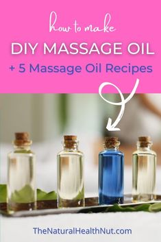 How To Make Massage Oil Recipe, Massage Oil Recipe Diy, Body Massage Oil Recipe, Doterra Massage Oil Recipes, Herbal Massage Oil, Self Love Oil Recipe, How To Make Massage Oil, Bath Oils Diy, Body Oil Candle Recipe