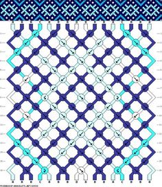 a blue and white pattern with squares on it