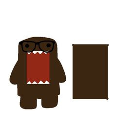 an image of a bear with glasses on