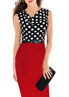 All sizes are sold out. Colors: Red, Green Size: Small, Medium, Large, XL Future Teacher, Style Guru, Granny Chic, Pencil Skirt Black, Sleeveless Sheath Dress, Slim Dresses, Inspiration Mode, Clothing Ideas, Work Attire