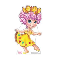 This is a Lolly (Candy Land) cardboard cutout. Easy to set up, it features a single-sided high quality print on cardboard with an easel on the back so it can stand on its own. Life-size cardboard standup's make great decor for parties, photo ops and events! It is a great product for fans of the Candy Land! Order yours today! Advanced Graphics | Advanced Graphics 34" Movie & TV Characters Cardboard Standup 34.0 H x 19.0 W x 0.12 D in Matte | 2' 10" H X 1' 7" W X 3 / 25" D | Wayfair Candy Land Characters, Cardboard Standee, Cardboard Standup, Spooky Candy, Life Size Cutouts, Event Backdrop, Cardboard Cutouts, Cardboard Cutout, Candyland Decorations