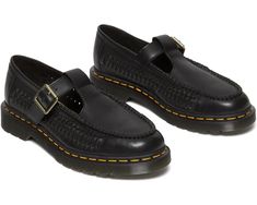 Unisex Dr. Martens Adrian T Bar Dr Martens Adrian, Buisness Casual, Bar Outfit, T Bar Shoes, Dressed To Kill, Leather Mary Janes, Brass Buckle, Goodyear Welt, Mary Jane Shoes