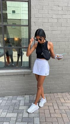 Golf Outfits Women Summer, Trendy Golf Outfits Women, Workout Skirt Outfit, Cute Golf Outfit, Disney Outfits Women, Trendy Golf, Athleisure Outfits Summer, Gymwear Outfits