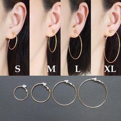 Large gold clip on hoop earrings big hoops clip on earrings comfortable clip-on earrings clip on earrings hoop non pierced earrings🌟More pierced look and comfortable invisible clip on earrings are available at MiyabiGrace home page. Please click the link belowhttps://www.etsy.com/shop/MiyabiGrace✨There are more clip on hoop earrings.https://www.etsy.com/jp/shop/MiyabiGrace?show_panel=true&section_id=15839676✨Here is the invisible clip on hoop earrings.https://www.etsy.com/jp/shop/MiyabiGrace?sh Cheap Hoop Clip-on Earrings For Party, Rose Gold Clip-on Earrings, Hoop Earrings Big, Clip On Hoop Earrings, Non Pierced Earrings, Chunky Gold Hoop Earrings, Jewelry Set Design, Earrings Big, Fake Piercing