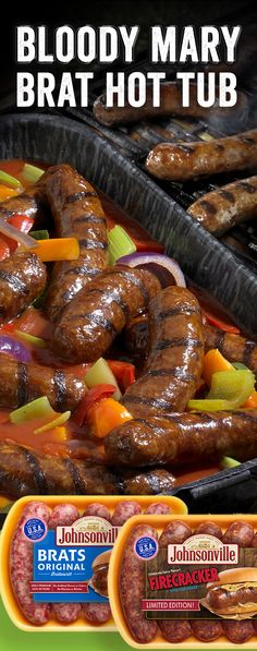 Brat Sausage, Bratwurst Recipes, Breakfast Casserole Sausage, Potluck Recipes, Barbecue Recipes, Sausage Recipes, Sausages, Bbq Recipes, The Grill