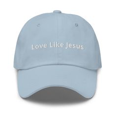 a light blue hat with the words antisocial printed on it