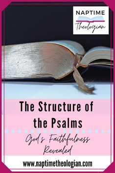 an open book with the title, the structure of the palms god's faithfloss