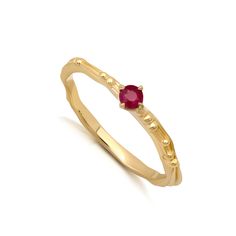 Stackable Ruby Birthstone Rings, Ruby Stackable Rings With Birthstones, Stackable Ruby Birthstone Rings With Round Band, Ruby Birthstone Stackable Rings, Ruby Stackable Birthstone Rings, Fine Jewelry Ruby Birthstone Ring With Round Band, Promise Ruby Ring With Birthstone, Ruby Ring With Round Band For Promise, Fine Jewelry Ruby Ring With Round Band