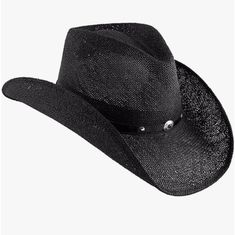 Stetson hats are made in the U.S.A., the same way we’ve been making them for over 150 years. Timeless styles inspired by the west & made from quality materials. Find your perfect hat. Made in the USA. Inspired by the West. Black Straw 3 1/2” Brim 4 1/8" Pinchfront Crown Cloth Sweatband HOW TO DETERMINE YOUR HAT SIZE Start with a measuring tape (or a piece of string you can measure later), and wrap it around your head, placing it where your hat will sit—typically, at the middle of your forehead and about 1/8″ above your ear. Hold the tape firmly, but not uncomfortably tight. If your measurement falls between sizes, order a size up. Western Style Black Panama Hat With Flat Brim, Western Black Flat Brim Panama Hat, Western Style Black Flat Brim Panama Hat, Black Western Panama Hat With Curved Brim, Western Black Panama Hat With Short Brim, Western Style Black Panama Hat With Curved Brim, Black Western Panama Hat With Short Brim, Black Western Sun Hat With Curved Brim, Western Style Black Brimmed Panama Hat