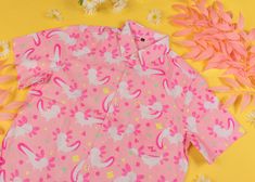 fun pink unisex axolotl button down with a colorful memphis pattern :) design by sealkiecove Weird Sweaters, Masc Cottagecore, Pink Axolotl, Pastel Punk, Cozy Clothes, Funky Shirts, Memphis Pattern, Cool Buttons, Oc Ideas