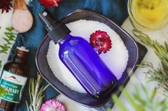 Sea Salt Hair Spray, Salt Hair Spray, Diy Hair Spray, Sea Salt Spray For Hair, Sea Salt Hair, Body Care Recipes, Salt Hair, Rose Hydrosol, Clary Sage Oil