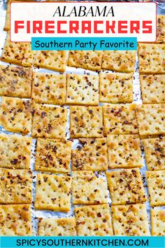 homemade firecrackers made with southern party favorite crackers