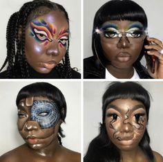 Face Beat, Unique Makeup, Creative Makeup Looks, Beat Face, Girls Makeup, Creative Makeup, Artistry Makeup, Fashion Poses, Makeup Inspo