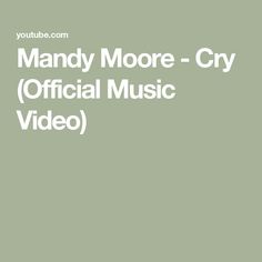 the title for many moore - cry official music video, with an image of a man in